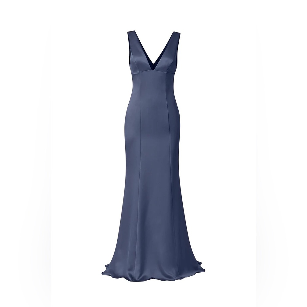 Amsale Leif Dress in Slate NWT